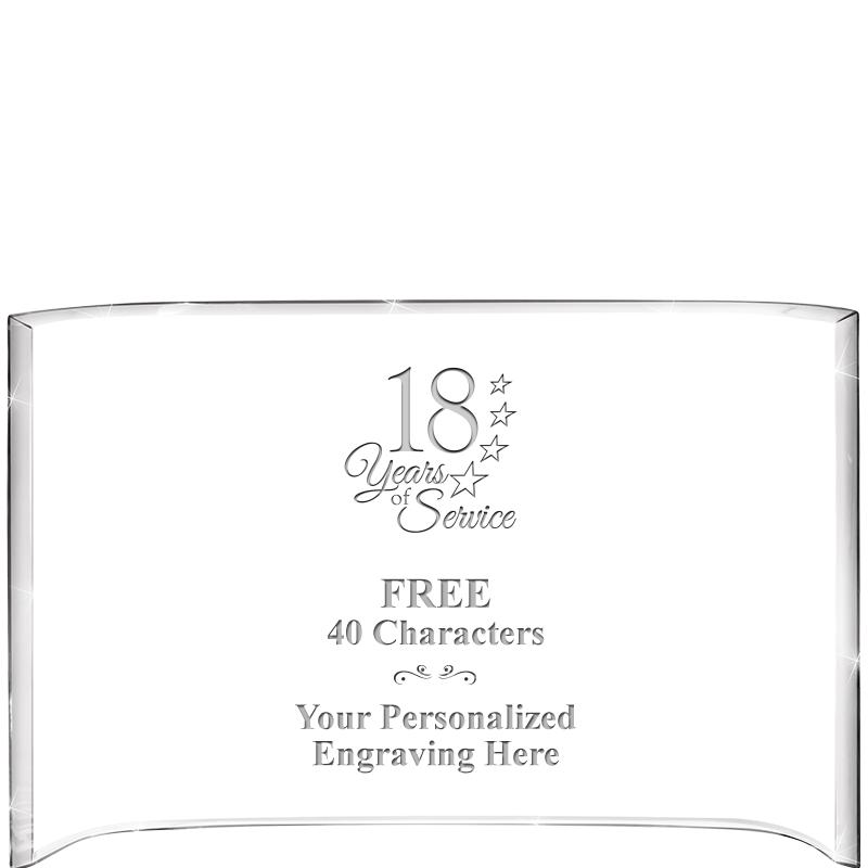 7 3/4"X 5" CURVA ACRYLIC