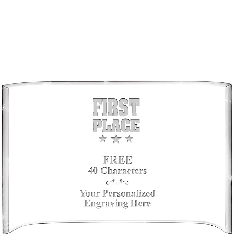 7 3/4"X 5" CURVA ACRYLIC