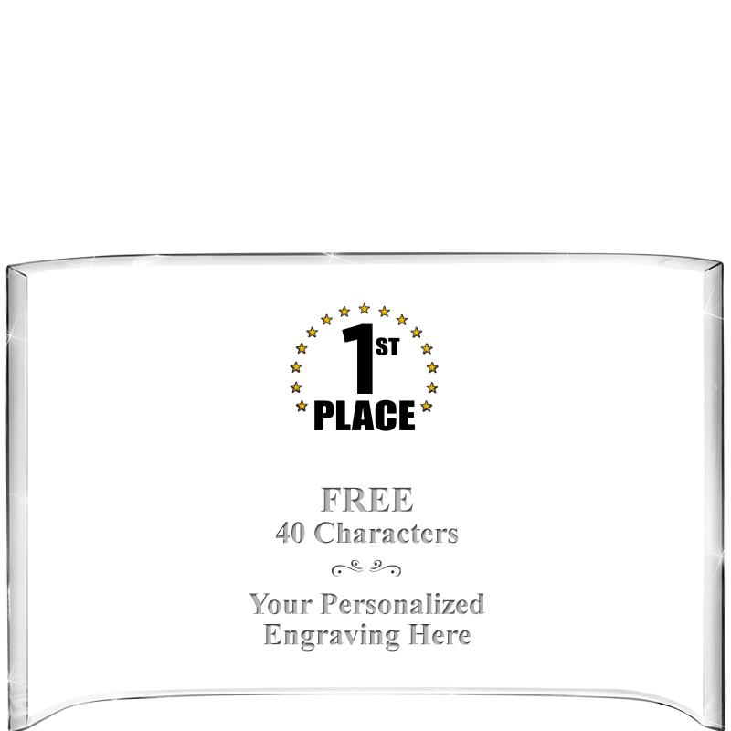 7 3/4"X 5" CURVA ACRYLIC