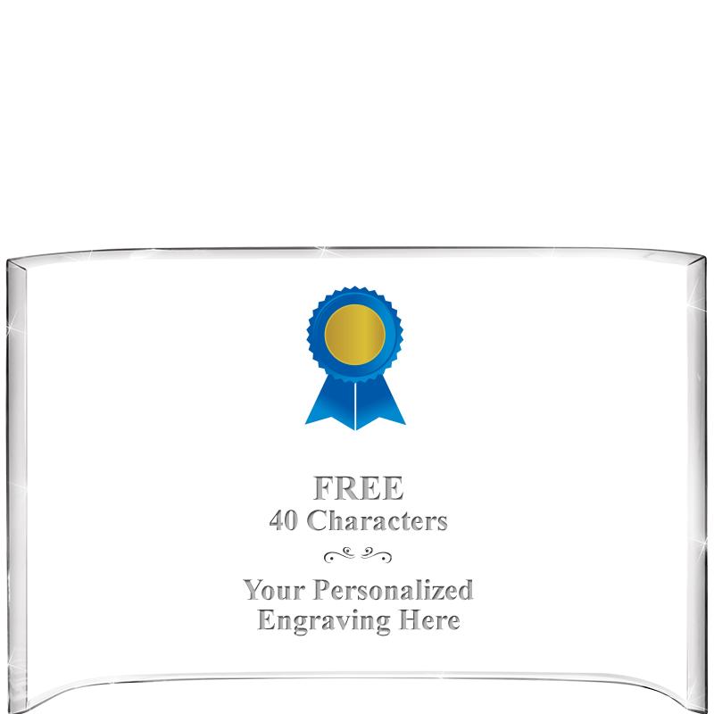 7 3/4"X 5" CURVA ACRYLIC