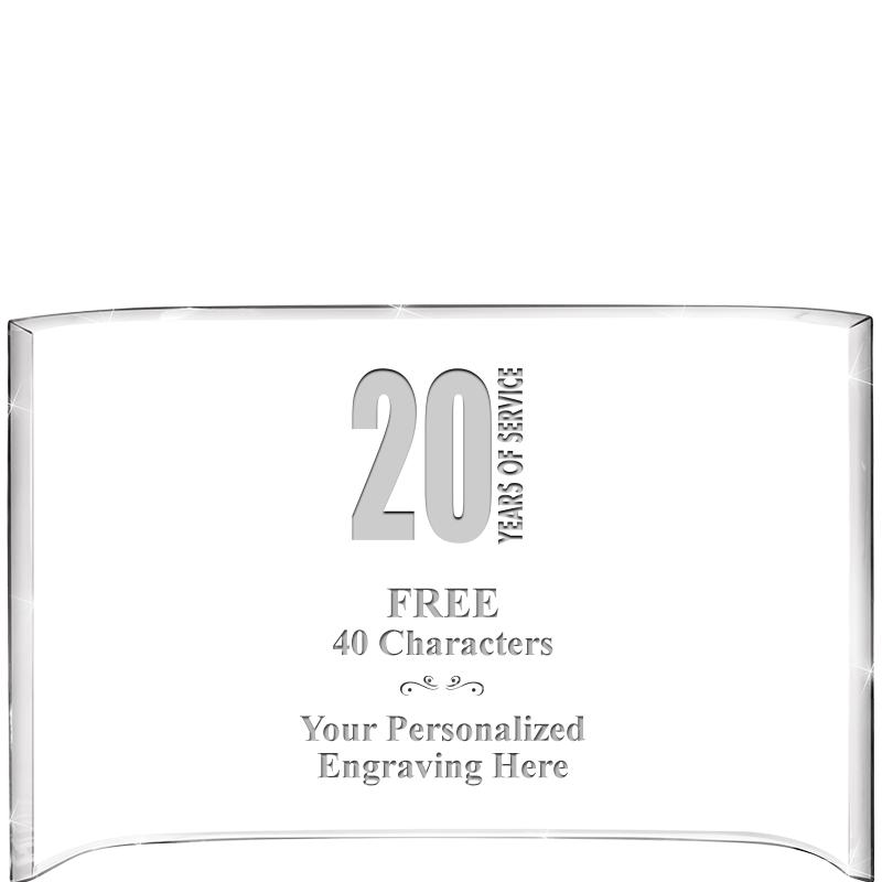 7 3/4"X 5" CURVA ACRYLIC