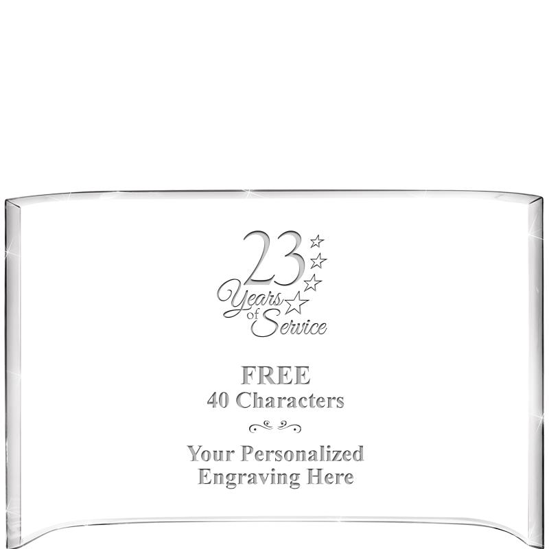 7 3/4"X 5" CURVA ACRYLIC