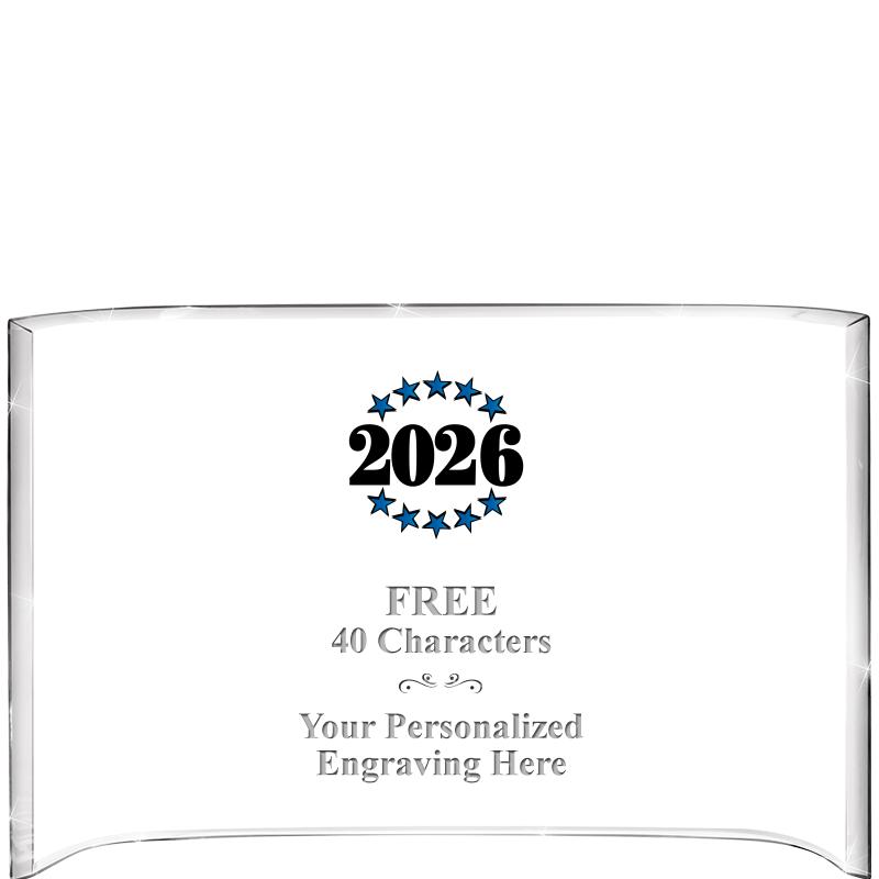 7 3/4"X 5" CURVA ACRYLIC