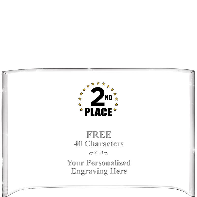 7 3/4"X 5" CURVA ACRYLIC