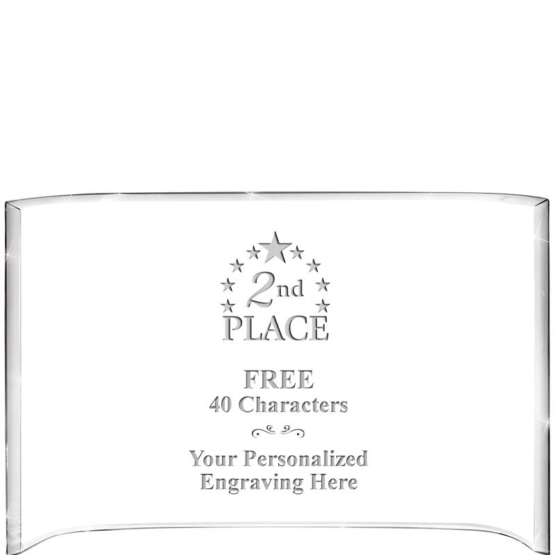 7 3/4"X 5" CURVA ACRYLIC