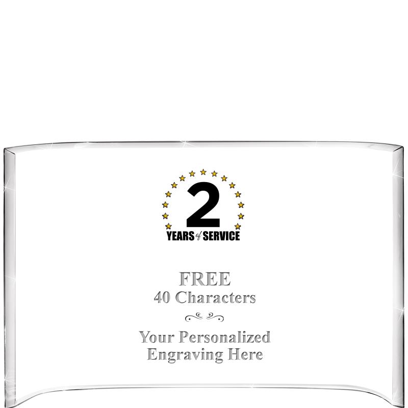 7 3/4"X 5" CURVA ACRYLIC