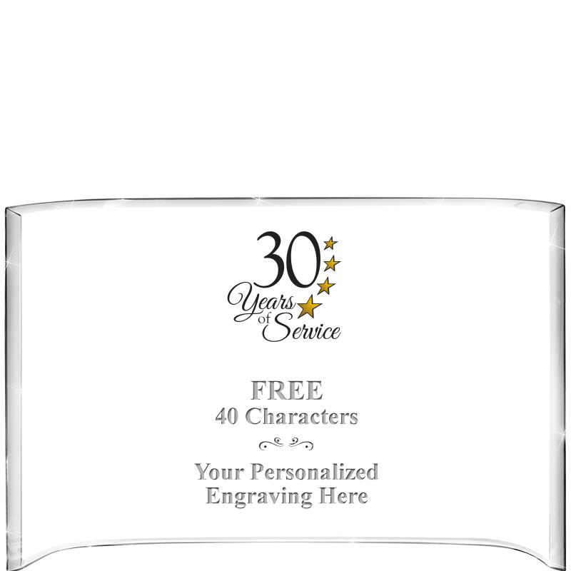 7 3/4"X 5" CURVA ACRYLIC