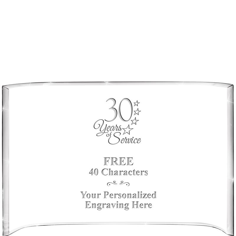 7 3/4"X 5" CURVA ACRYLIC