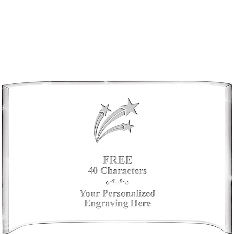 7 3/4"X 5" CURVA ACRYLIC