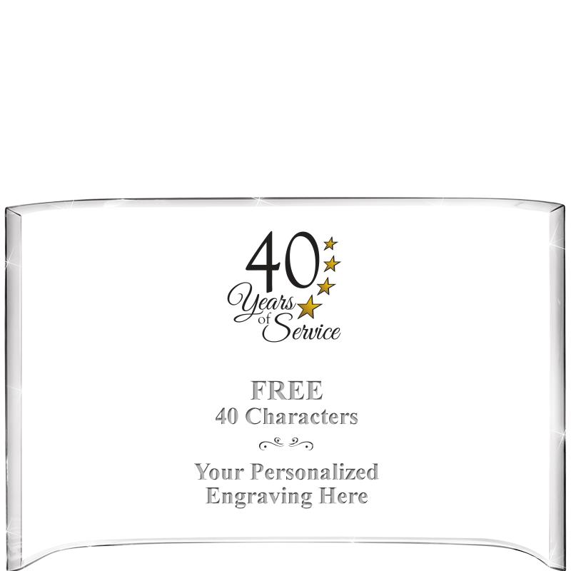 7 3/4"X 5" CURVA ACRYLIC