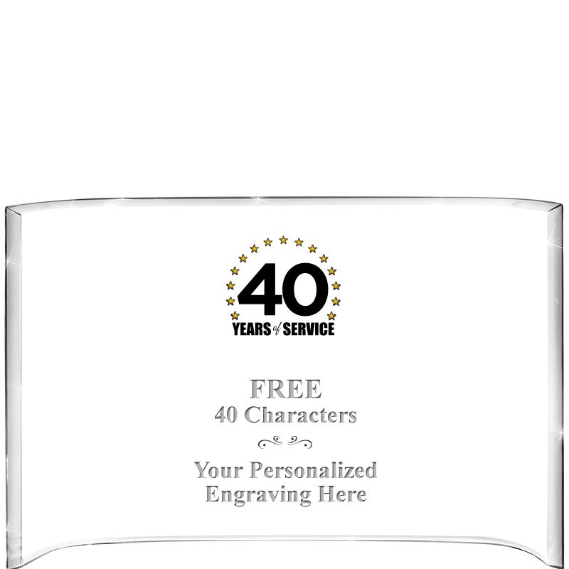 7 3/4"X 5" CURVA ACRYLIC