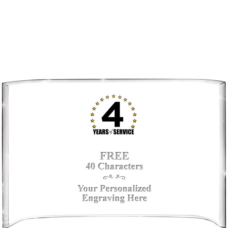 7 3/4"X 5" CURVA ACRYLIC