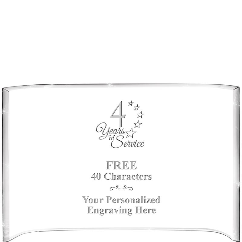 7 3/4"X 5" CURVA ACRYLIC