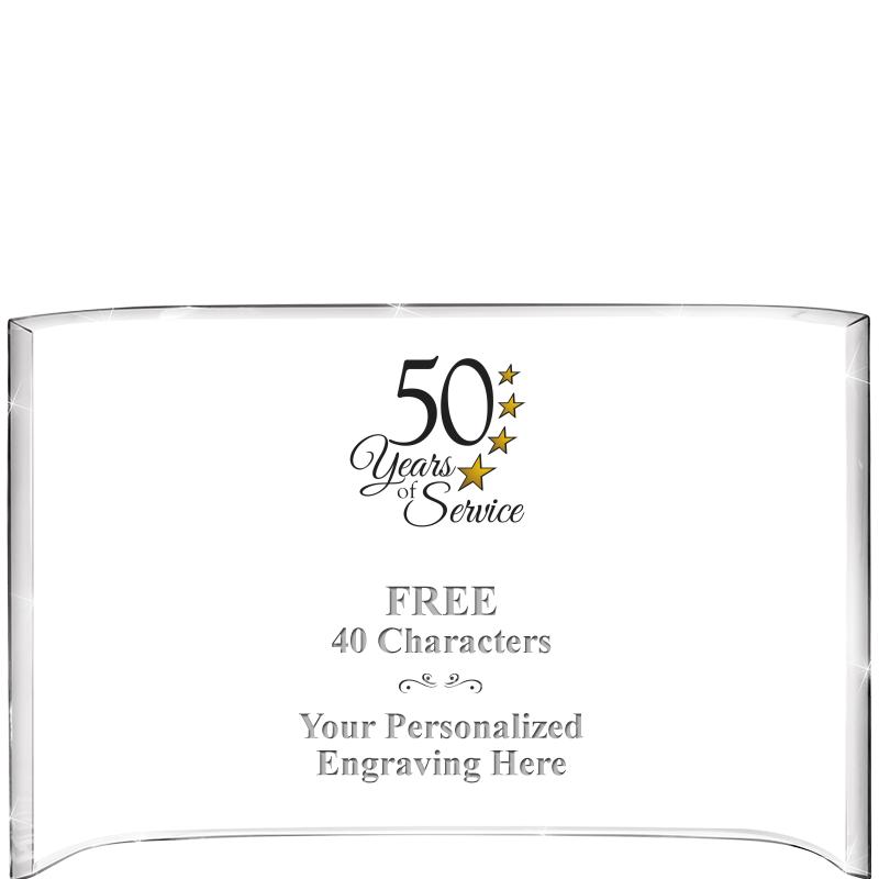 7 3/4"X 5" CURVA ACRYLIC