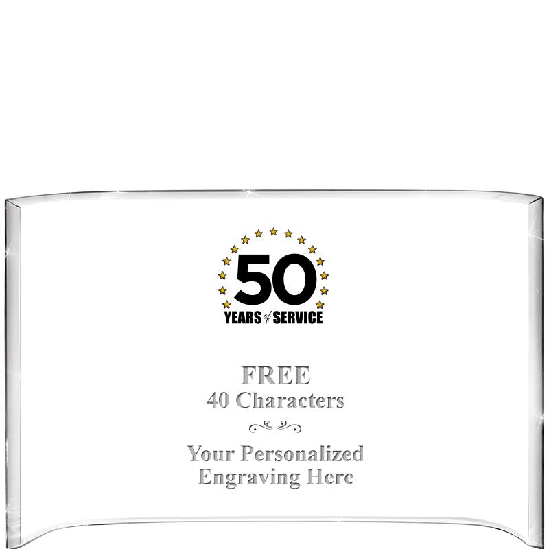 7 3/4"X 5" CURVA ACRYLIC