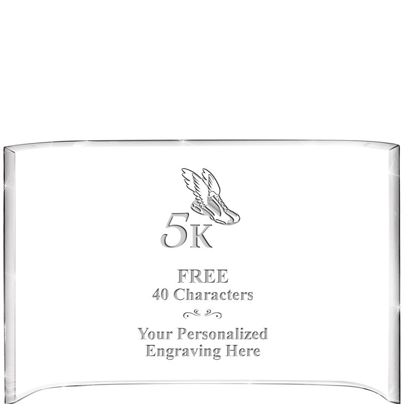 7 3/4"X 5" CURVA ACRYLIC