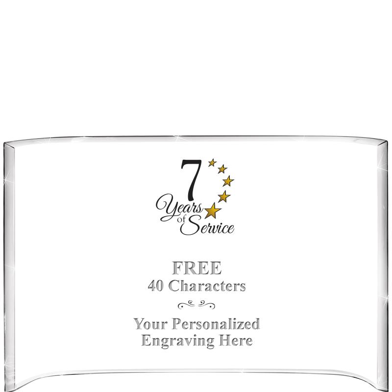 7 3/4"X 5" CURVA ACRYLIC