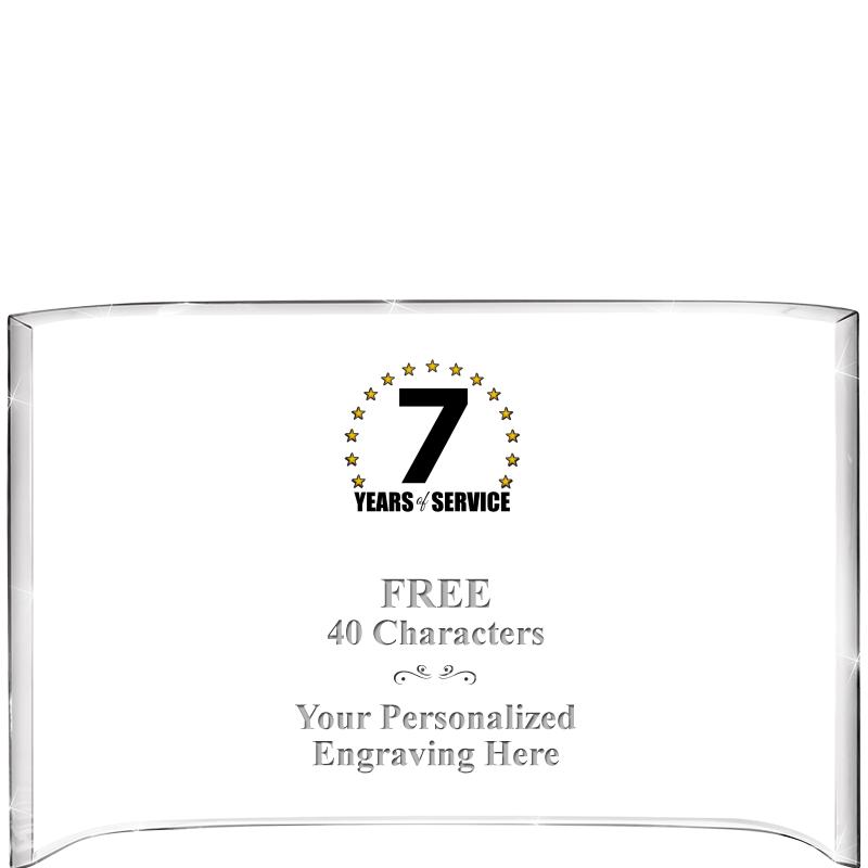 7 3/4"X 5" CURVA ACRYLIC