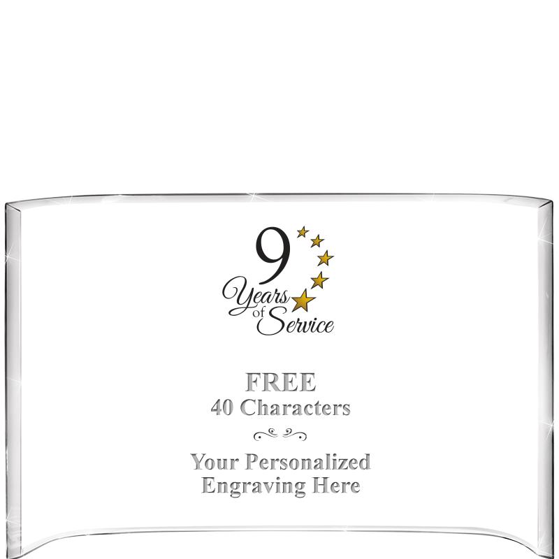 7 3/4"X 5" CURVA ACRYLIC