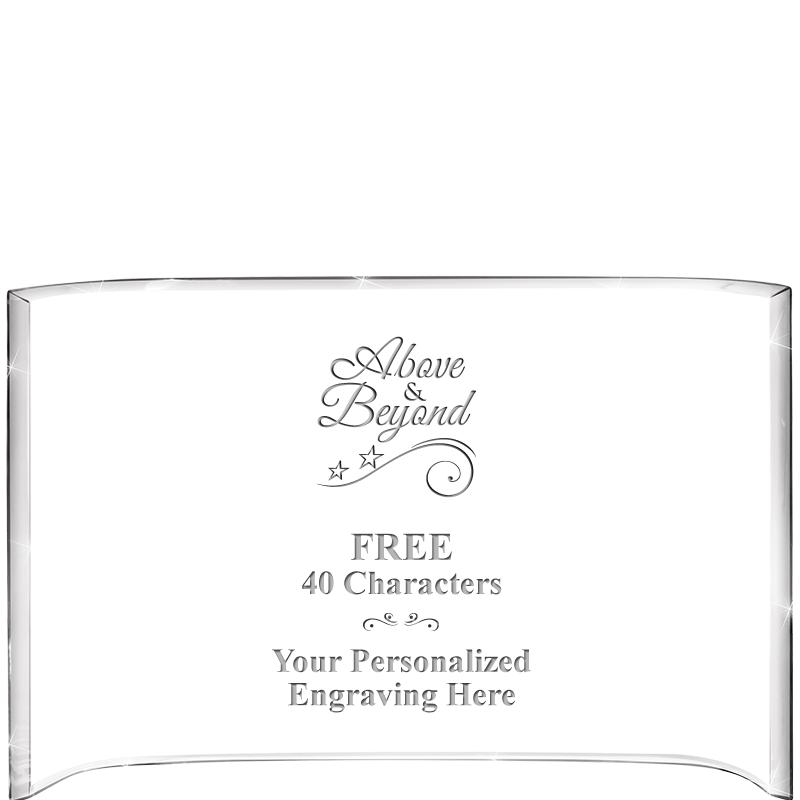 7 3/4"X 5" CURVA ACRYLIC