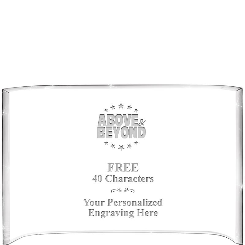 7 3/4"X 5" CURVA ACRYLIC