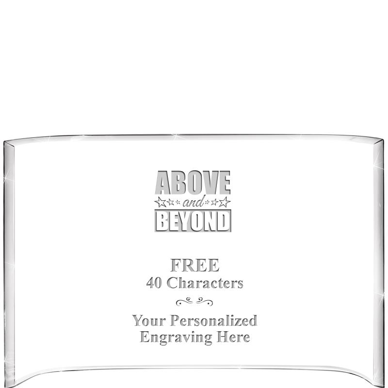 7 3/4"X 5" CURVA ACRYLIC