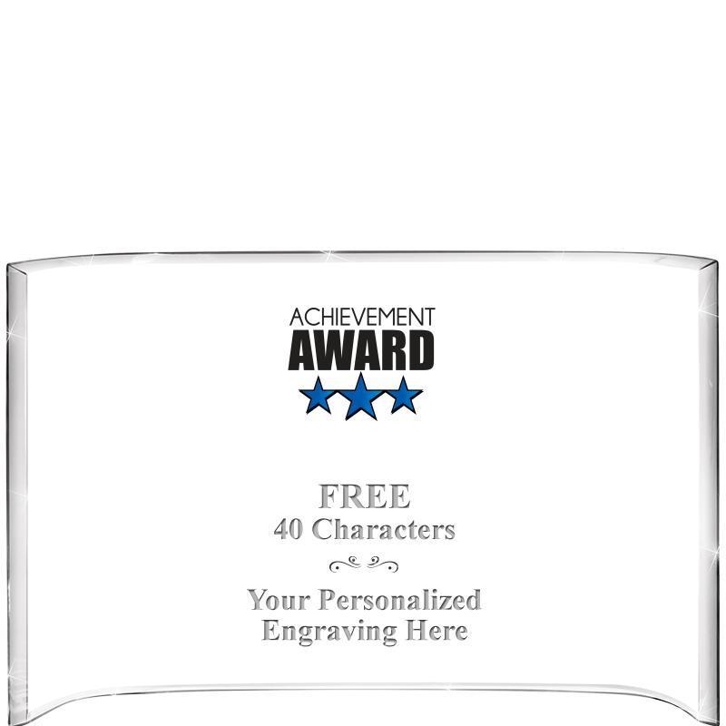 7 3/4"X 5" CURVA ACRYLIC