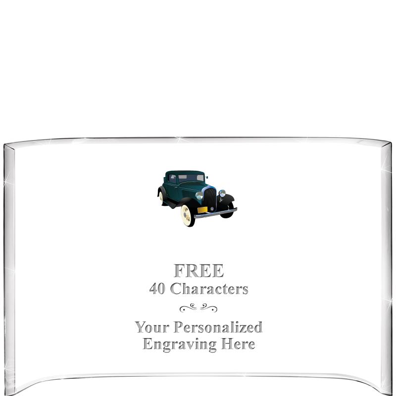 7 3/4"X 5" CURVA ACRYLIC