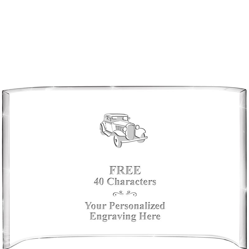 7 3/4"X 5" CURVA ACRYLIC