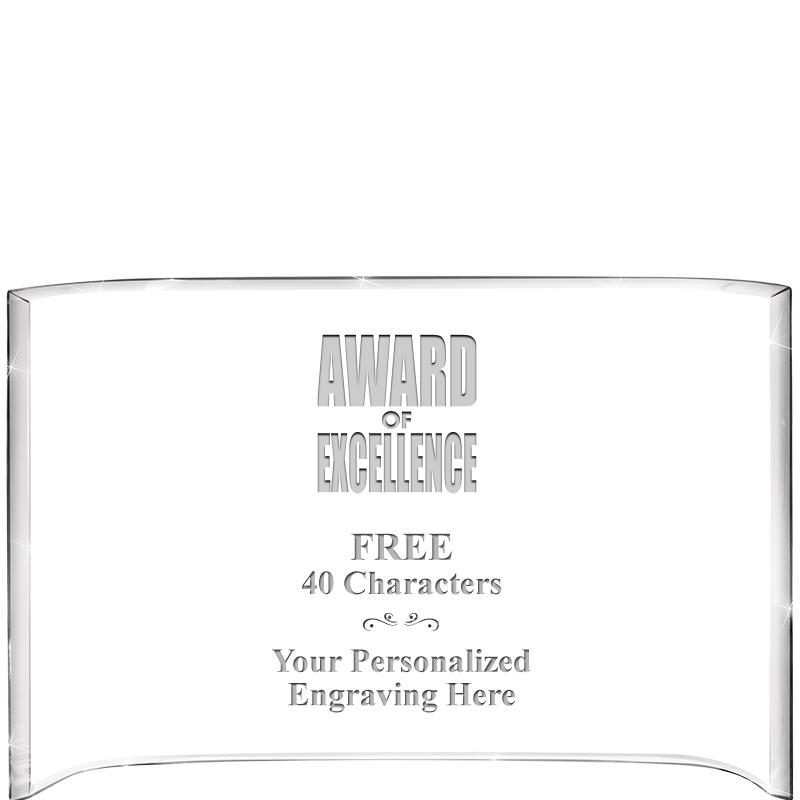 7 3/4"X 5" CURVA ACRYLIC