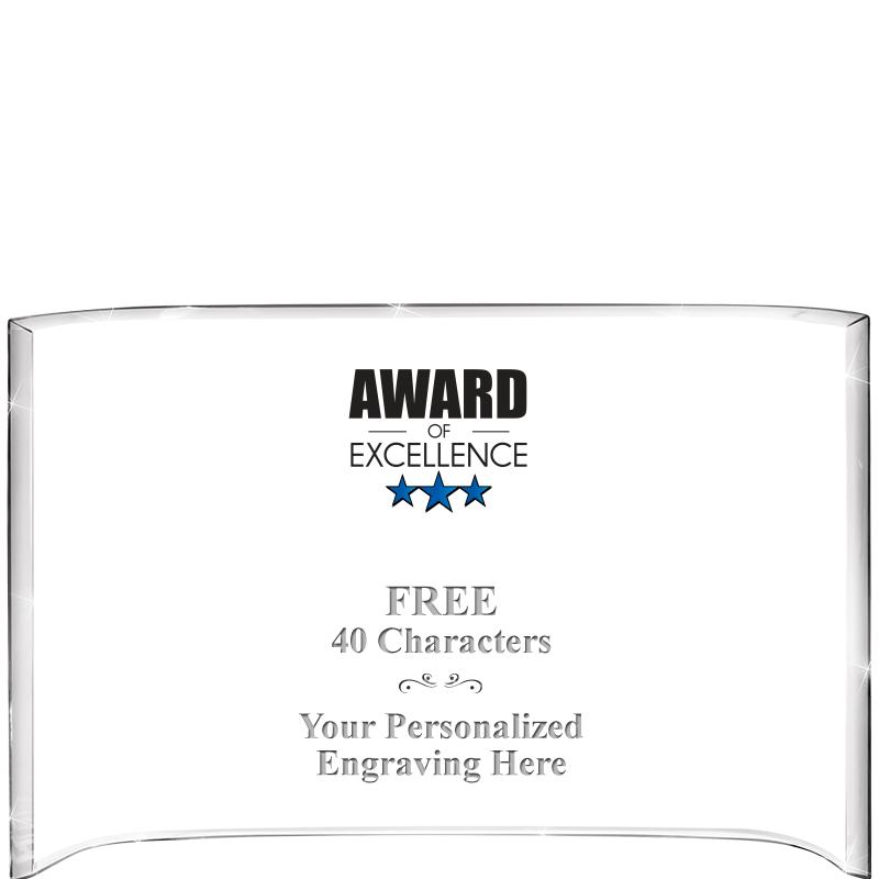 7 3/4"X 5" CURVA ACRYLIC