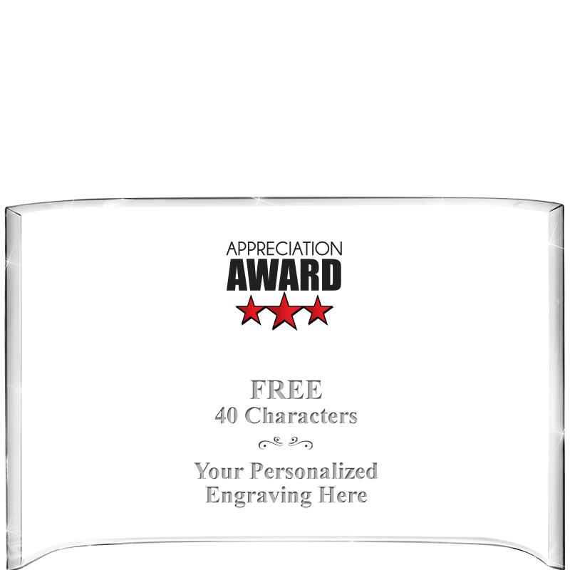 7 3/4"X 5" CURVA ACRYLIC