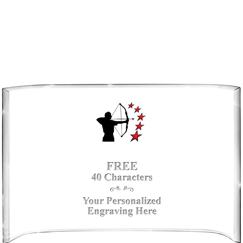 7 3/4"X 5" CURVA ACRYLIC