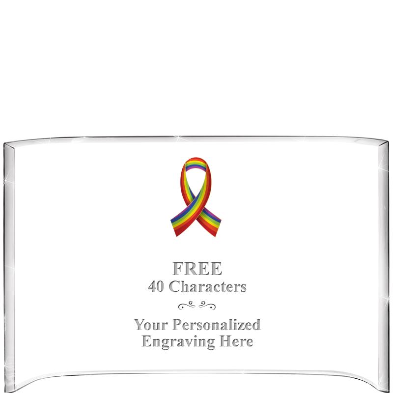 7 3/4"X 5" CURVA ACRYLIC