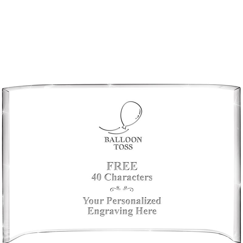 7 3/4"X 5" CURVA ACRYLIC