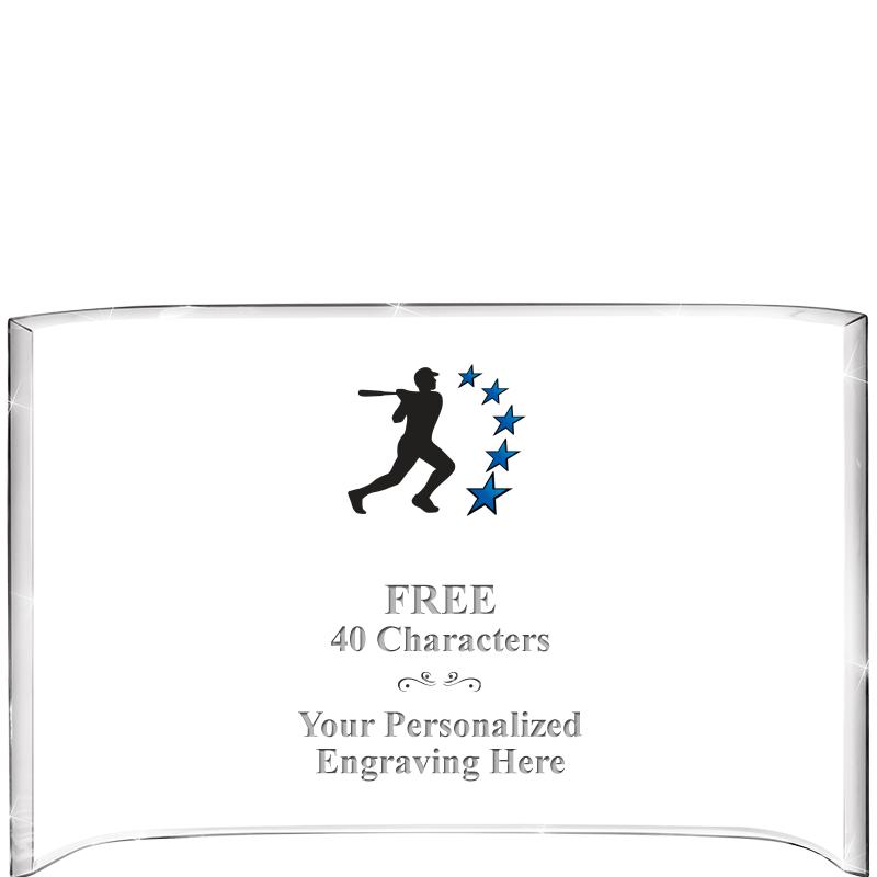 7 3/4"X 5" CURVA ACRYLIC