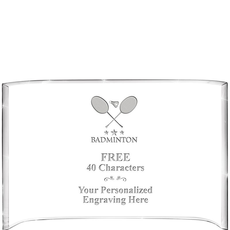 7 3/4"X 5" CURVA ACRYLIC