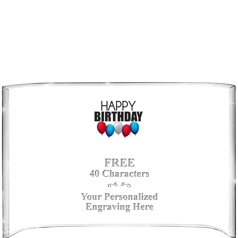 7 3/4"X 5" CURVA ACRYLIC