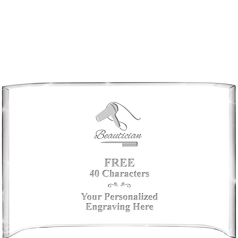 7 3/4"X 5" CURVA ACRYLIC