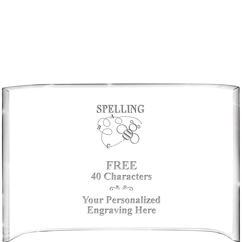 7 3/4"X 5" CURVA ACRYLIC