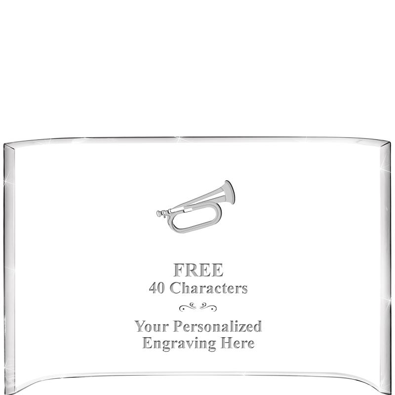 7 3/4"X 5" CURVA ACRYLIC