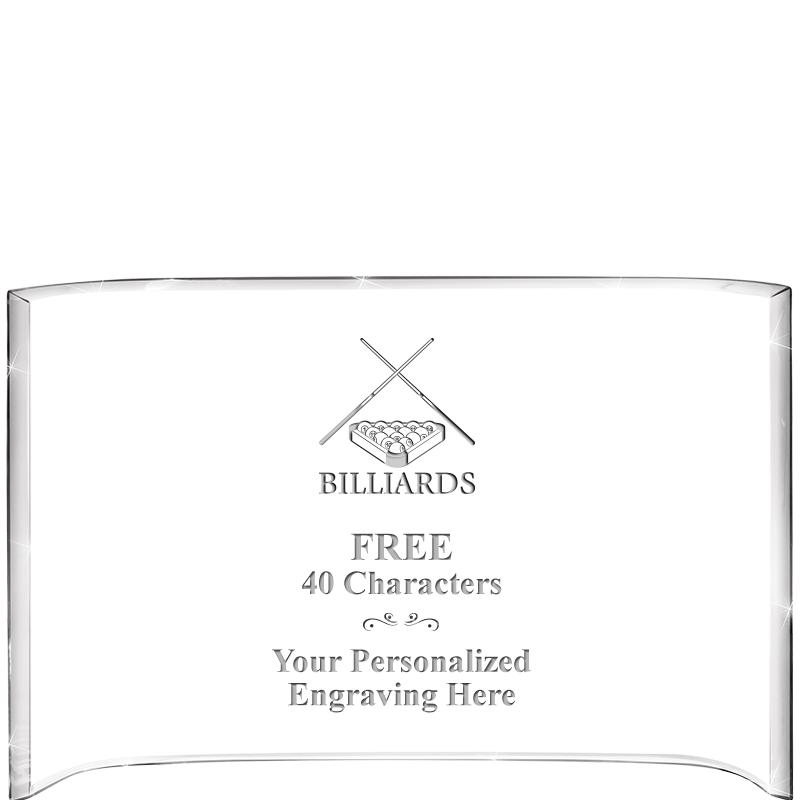 7 3/4"X 5" CURVA ACRYLIC