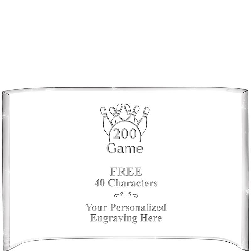 7 3/4"X 5" CURVA ACRYLIC