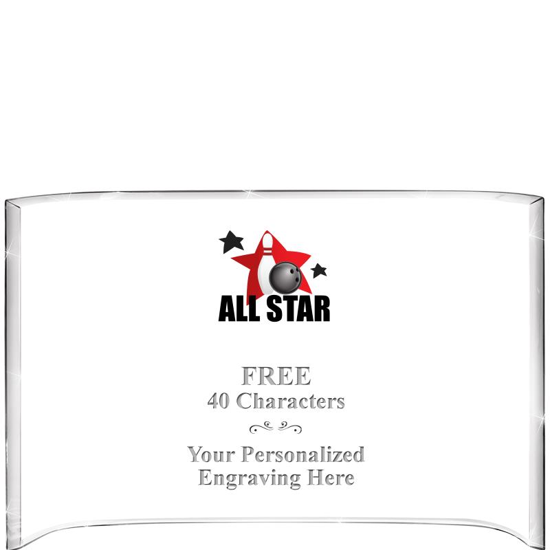 7 3/4"X 5" CURVA ACRYLIC