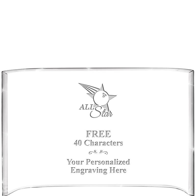 7 3/4"X 5" CURVA ACRYLIC