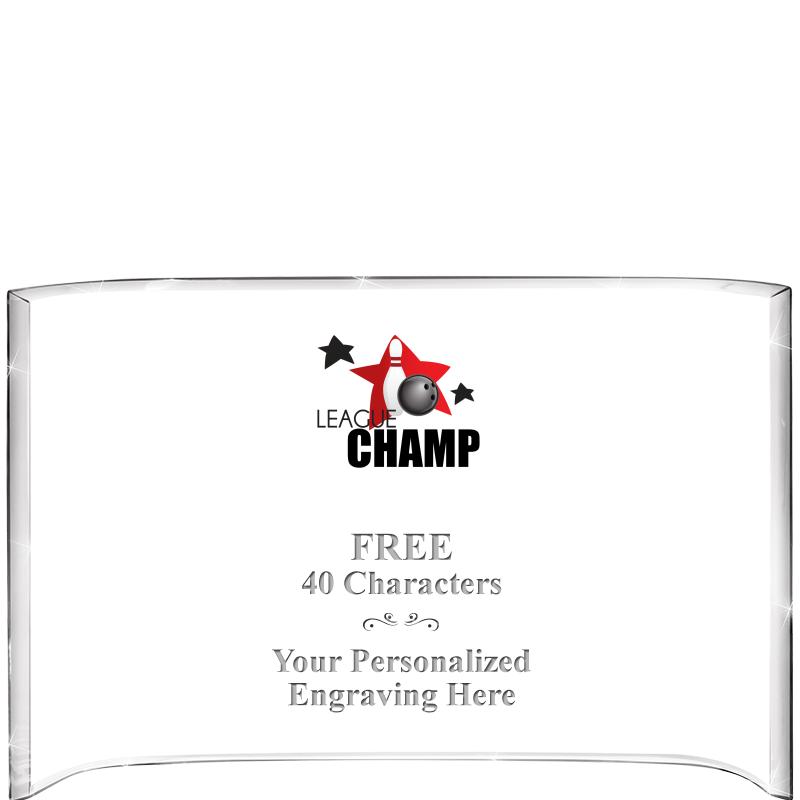 7 3/4"X 5" CURVA ACRYLIC