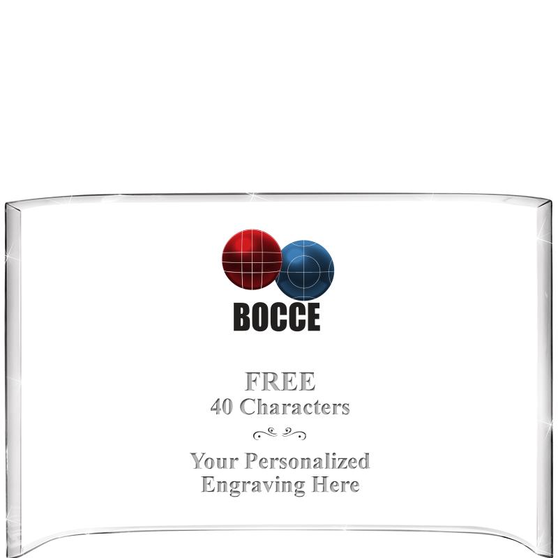 7 3/4"X 5" CURVA ACRYLIC