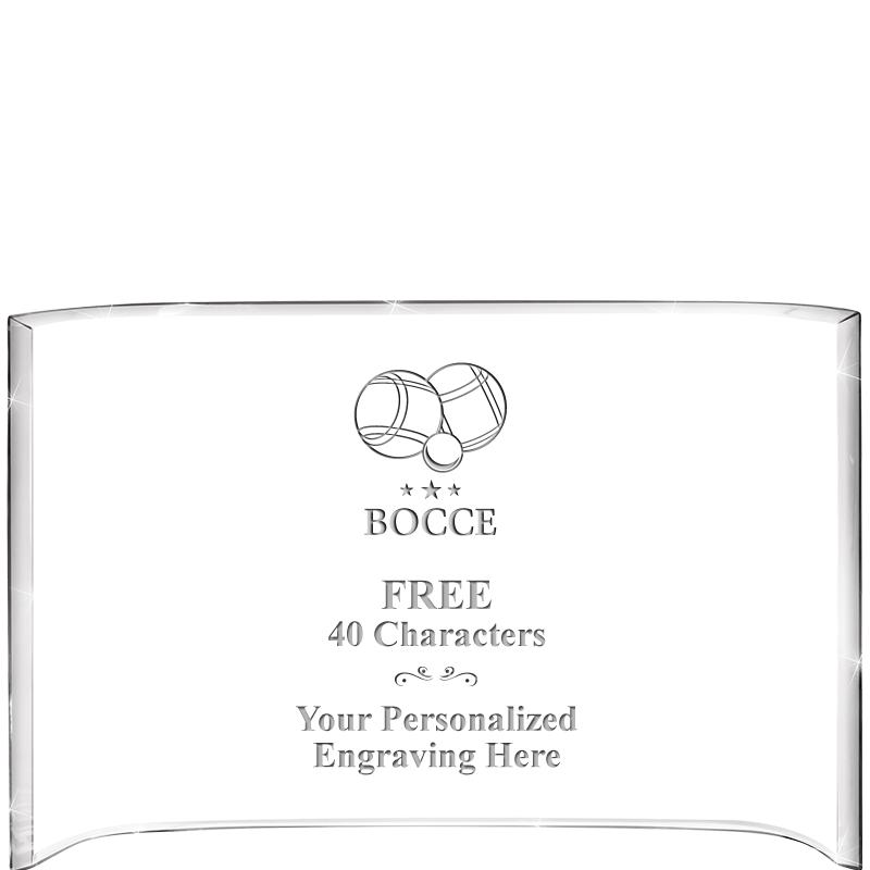 7 3/4"X 5" CURVA ACRYLIC