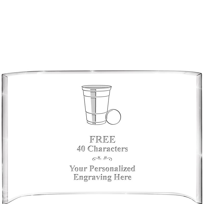 7 3/4"X 5" CURVA ACRYLIC