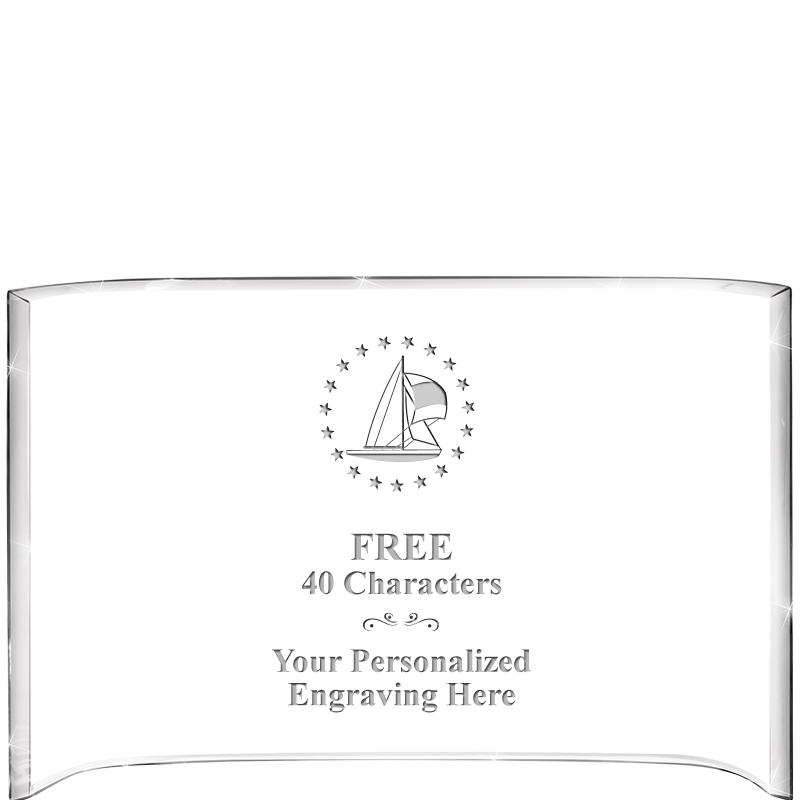 7 3/4"X 5" CURVA ACRYLIC